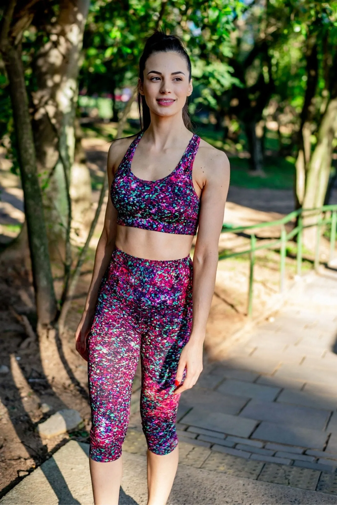 High Waist 3/4 - Starry Nights