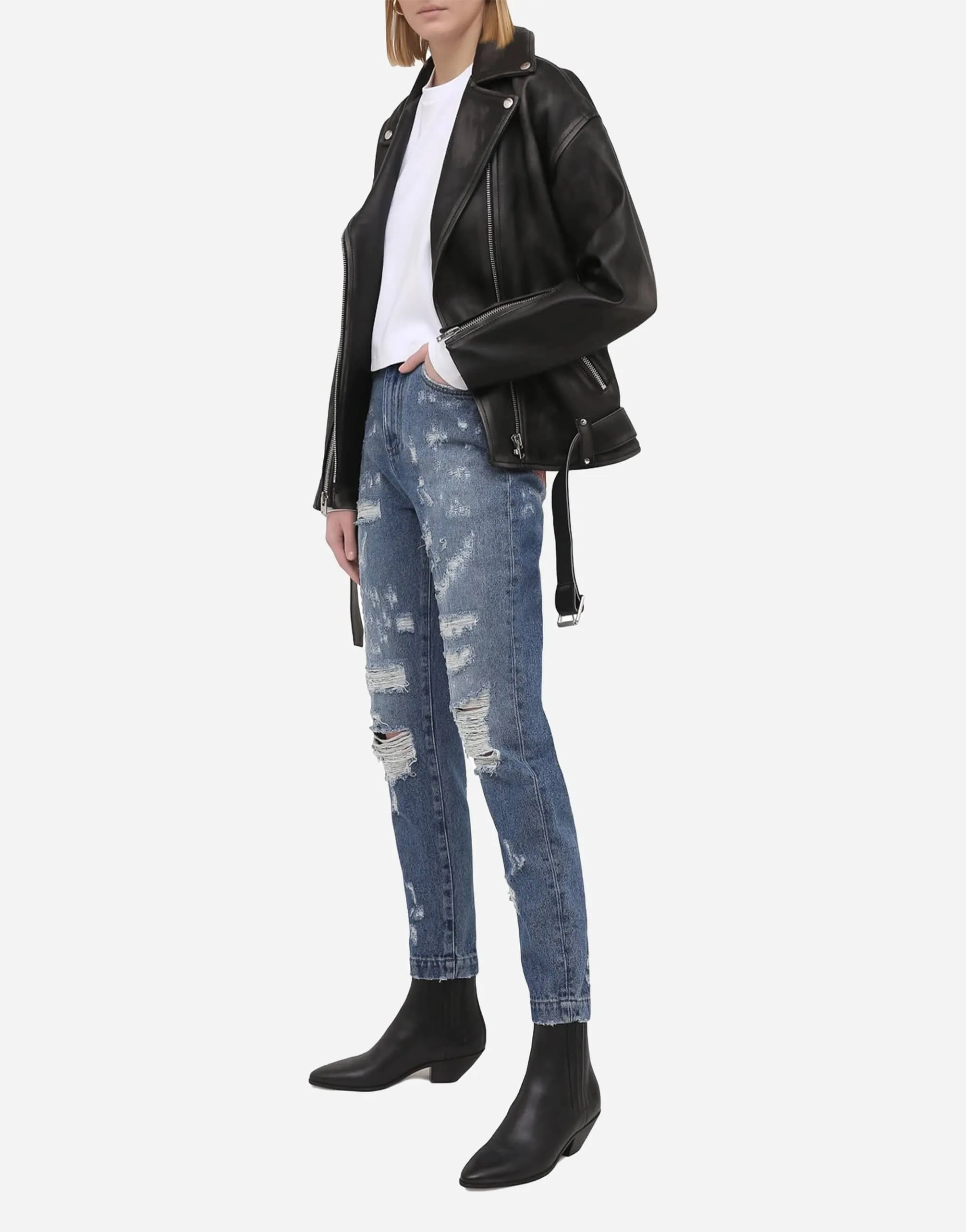 Jacquard Inserts Amber Jeans