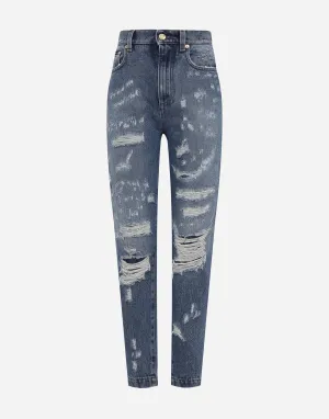 Jacquard Inserts Amber Jeans