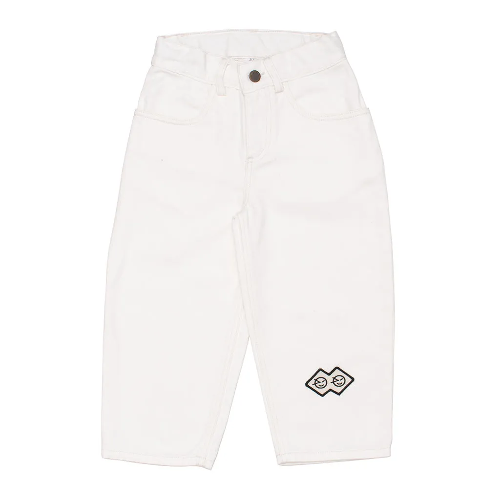 Jean Ballon Ecru Denim