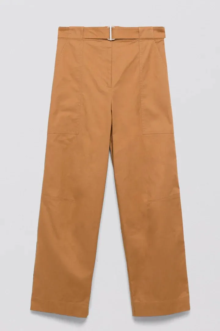 Jenny Belted Cropped Pant