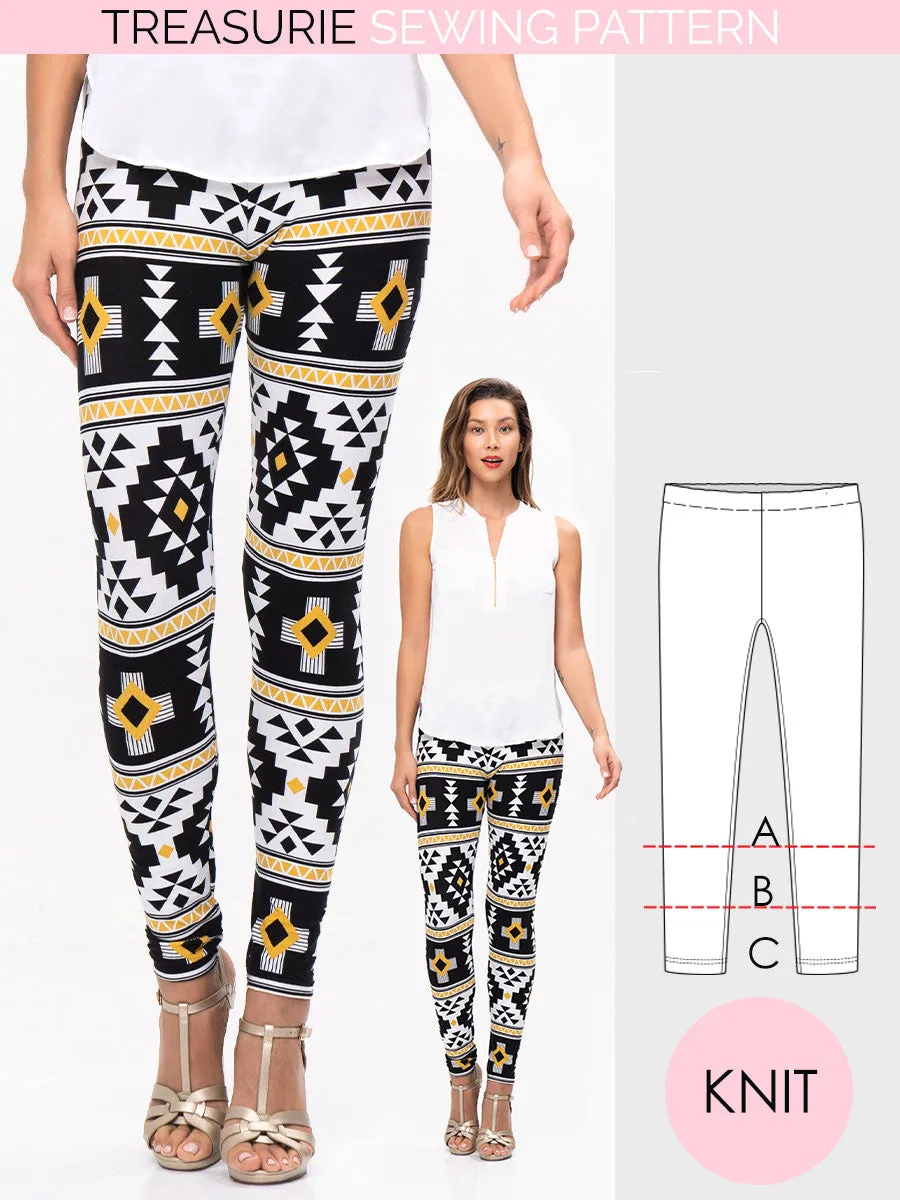 Leggings Pattern - WOMENS  (W19-L)