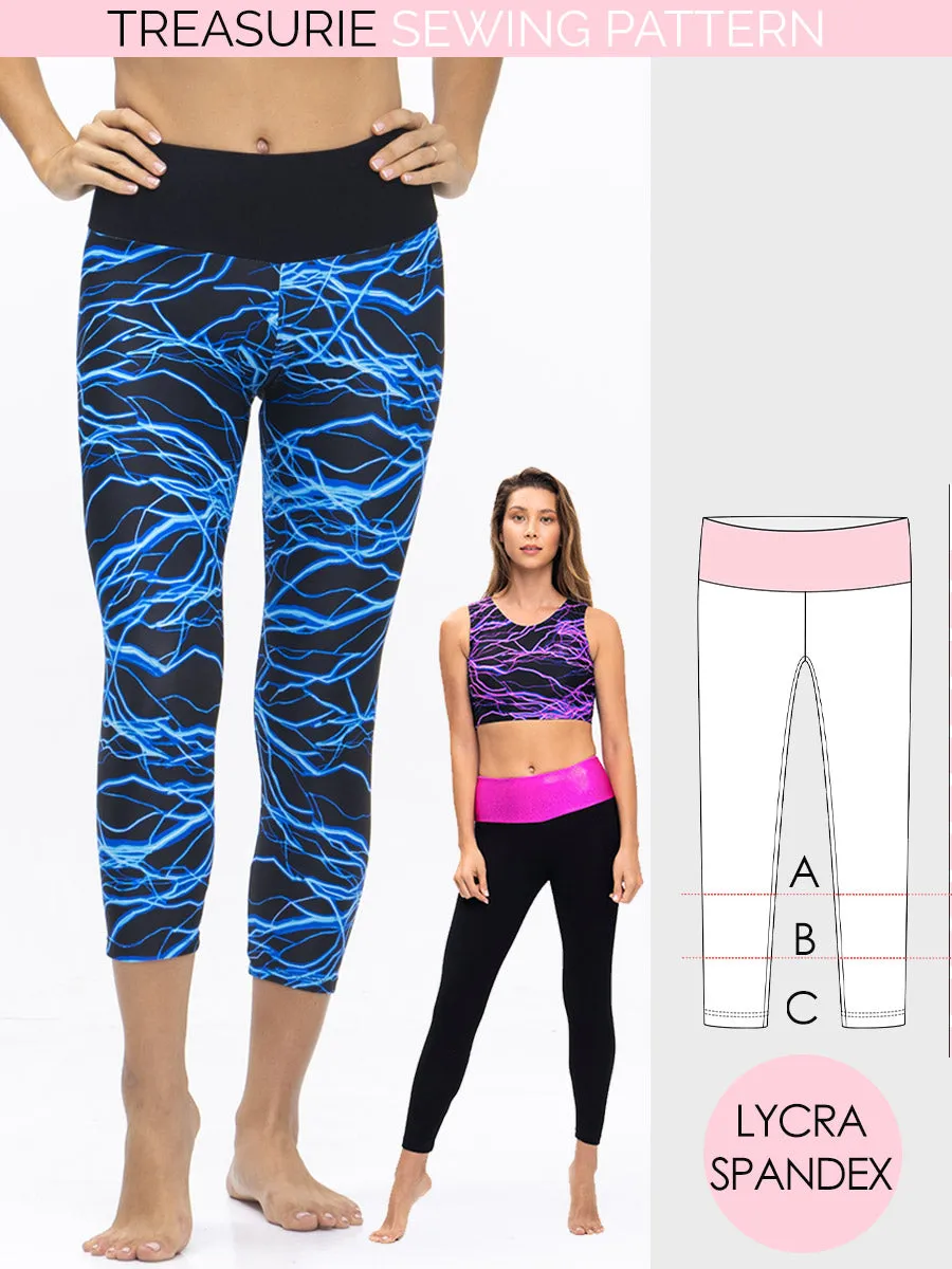 Leggings Pattern - Yoga - WOMENS  (W20-L)