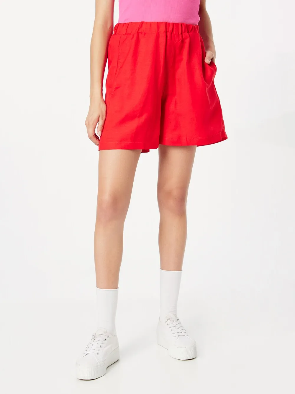 Lindex Sara loose trousers, light red