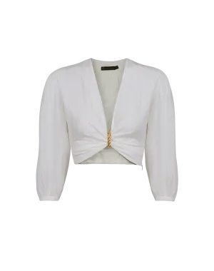 Lizzy Long Sleeve Blouse - Off White
