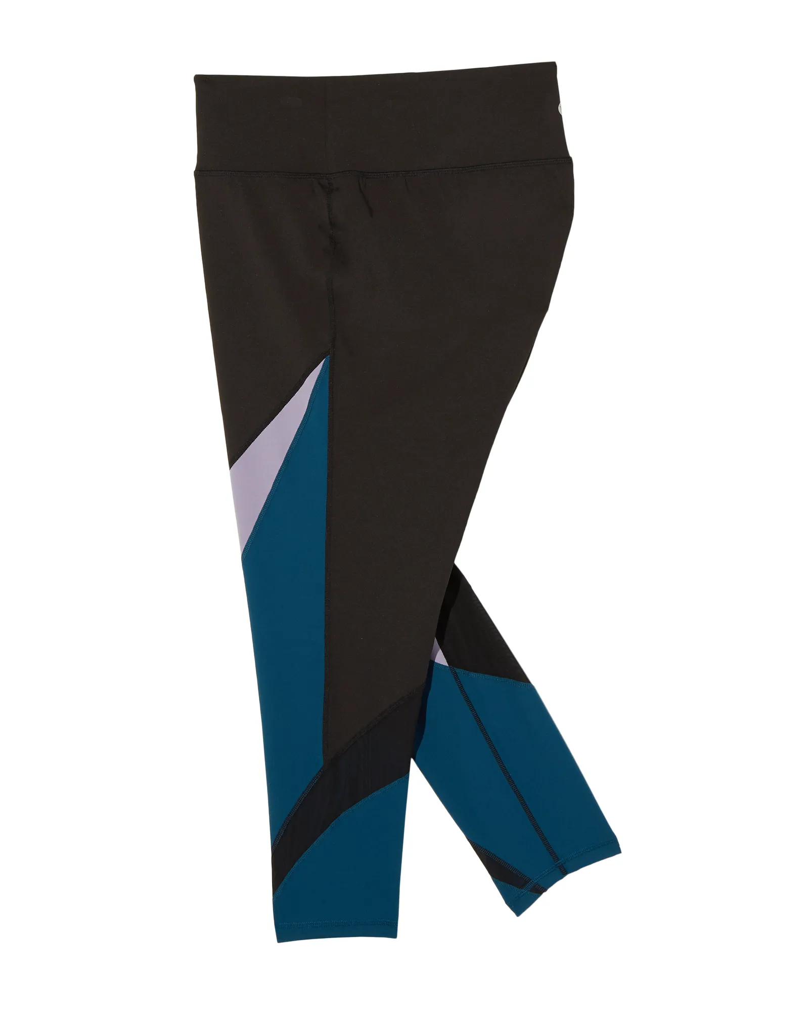 Lombard Tights | Black / Teal