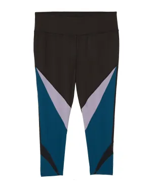 Lombard Tights | Black / Teal
