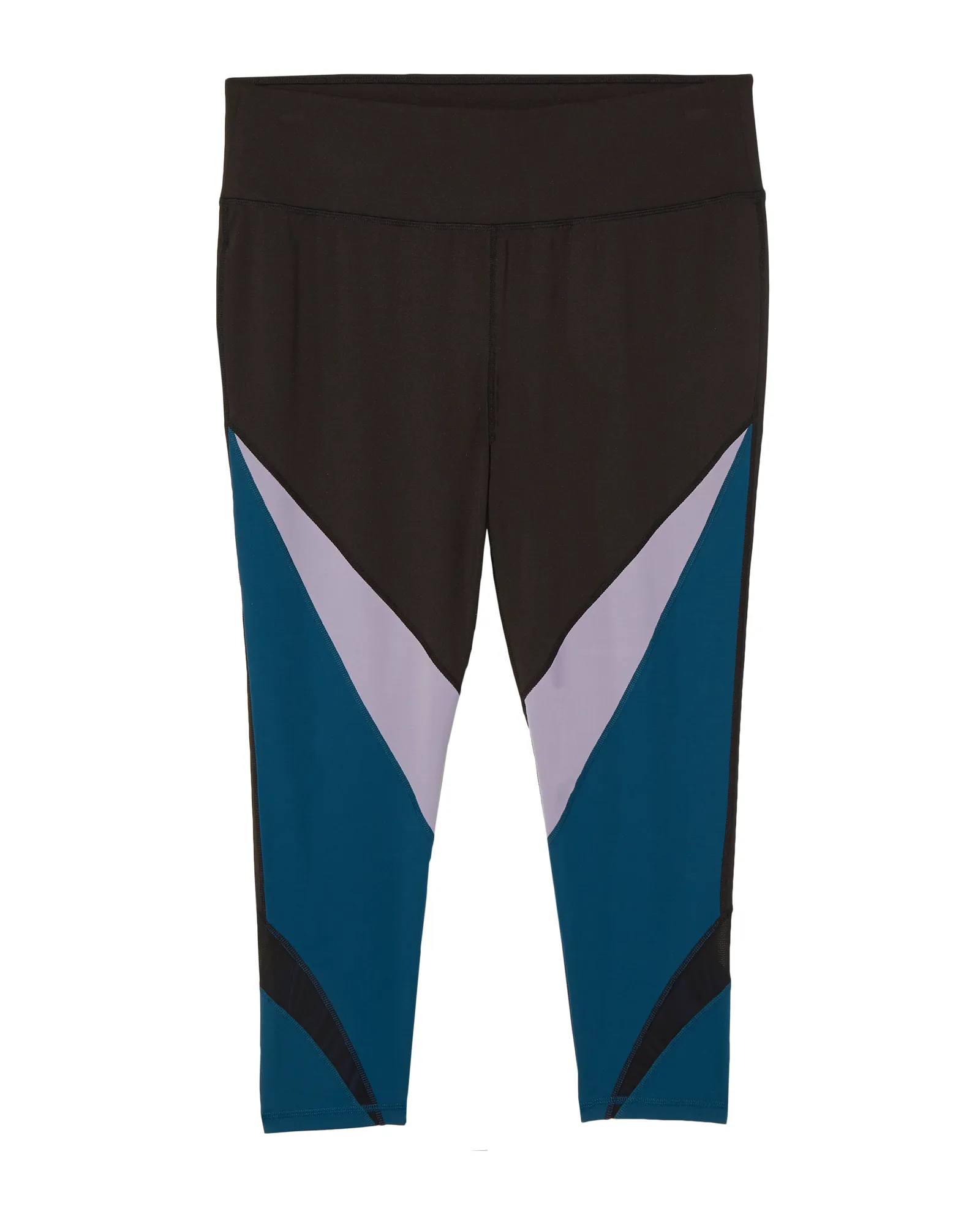 Lombard Tights | Black / Teal