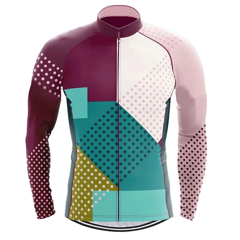 Long Sleeve Cycling Jerseys Breathable Mountain Bike Clothing Autumn Summer Bicycle Clothes Maillot Ropa Ciclismo
