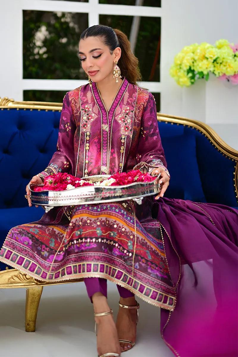 Mahpara Silk Winter '23 - Dahlia