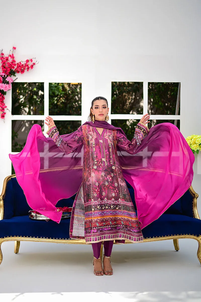 Mahpara Silk Winter '23 - Dahlia