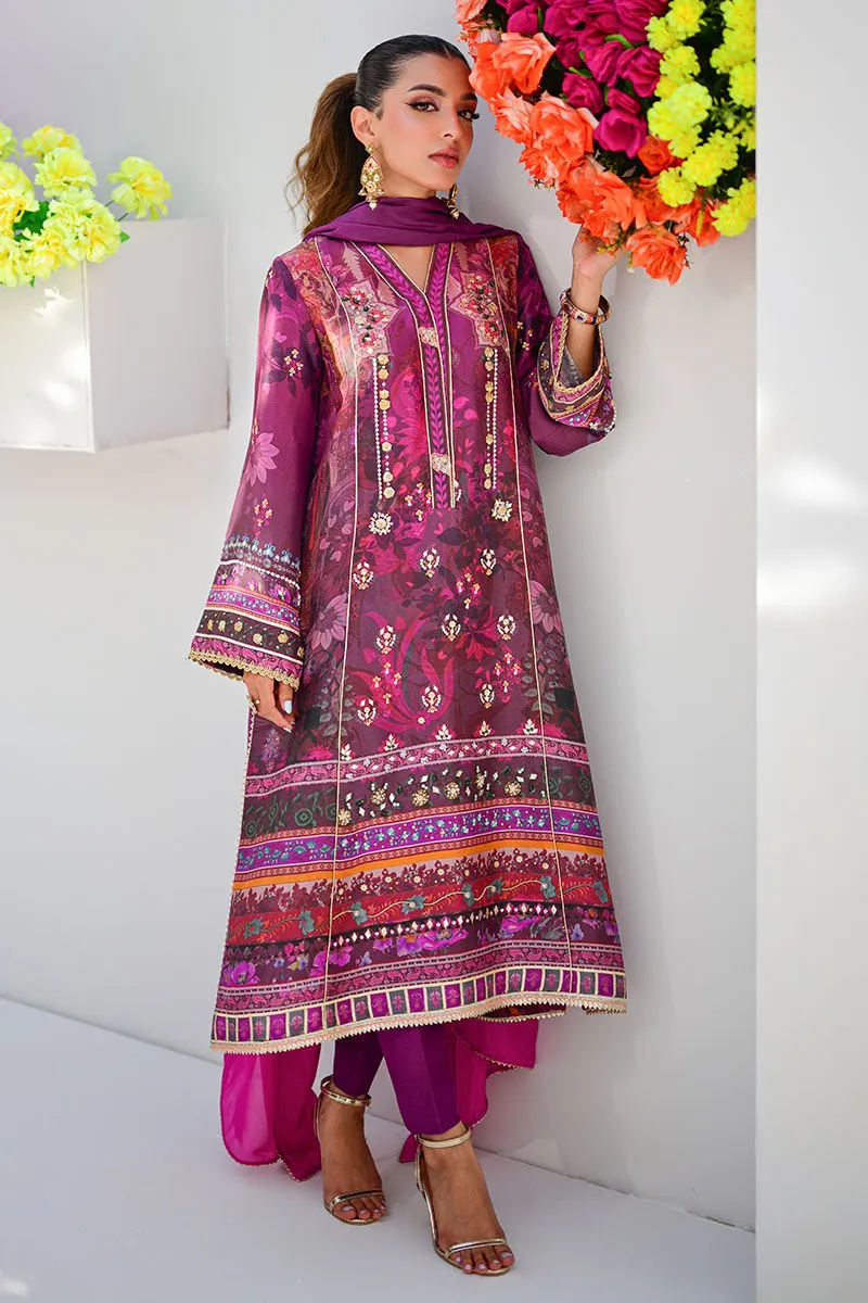 Mahpara Silk Winter '23 - Dahlia
