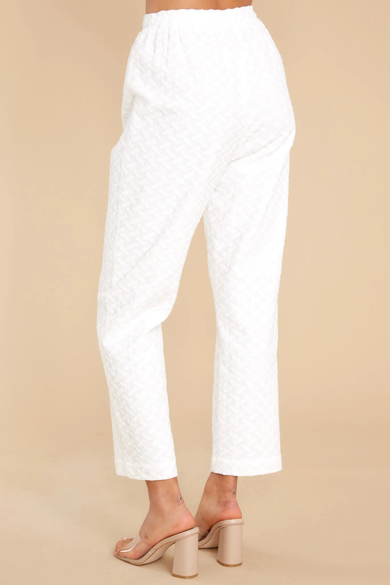 Meda White Pant