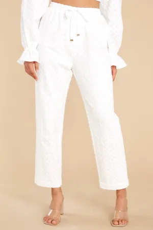 Meda White Pant