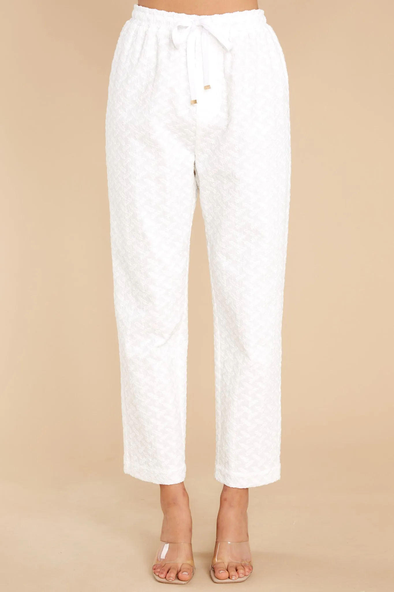 Meda White Pant