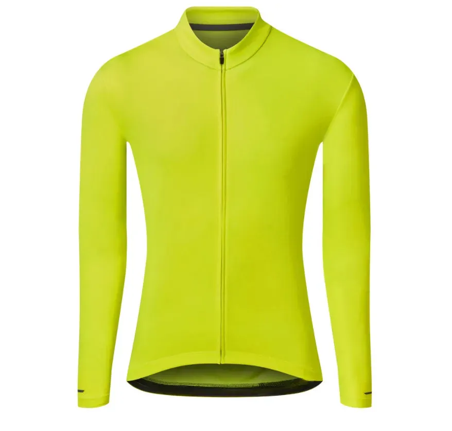 Men's Cycling Jersey Spring and Autumn Breathable Male Long Sleeves Bicycle Clothes Cycling Shirt Mountain