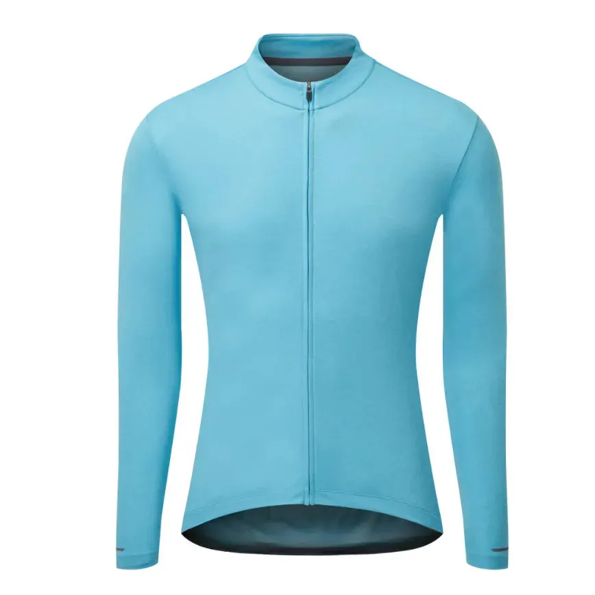 Men's Cycling Jersey Spring and Autumn Breathable Male Long Sleeves Bicycle Clothes Cycling Shirt Mountain