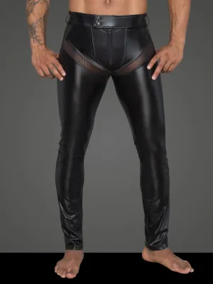 Men's Powerwetlook Long Pants With Net Inserts