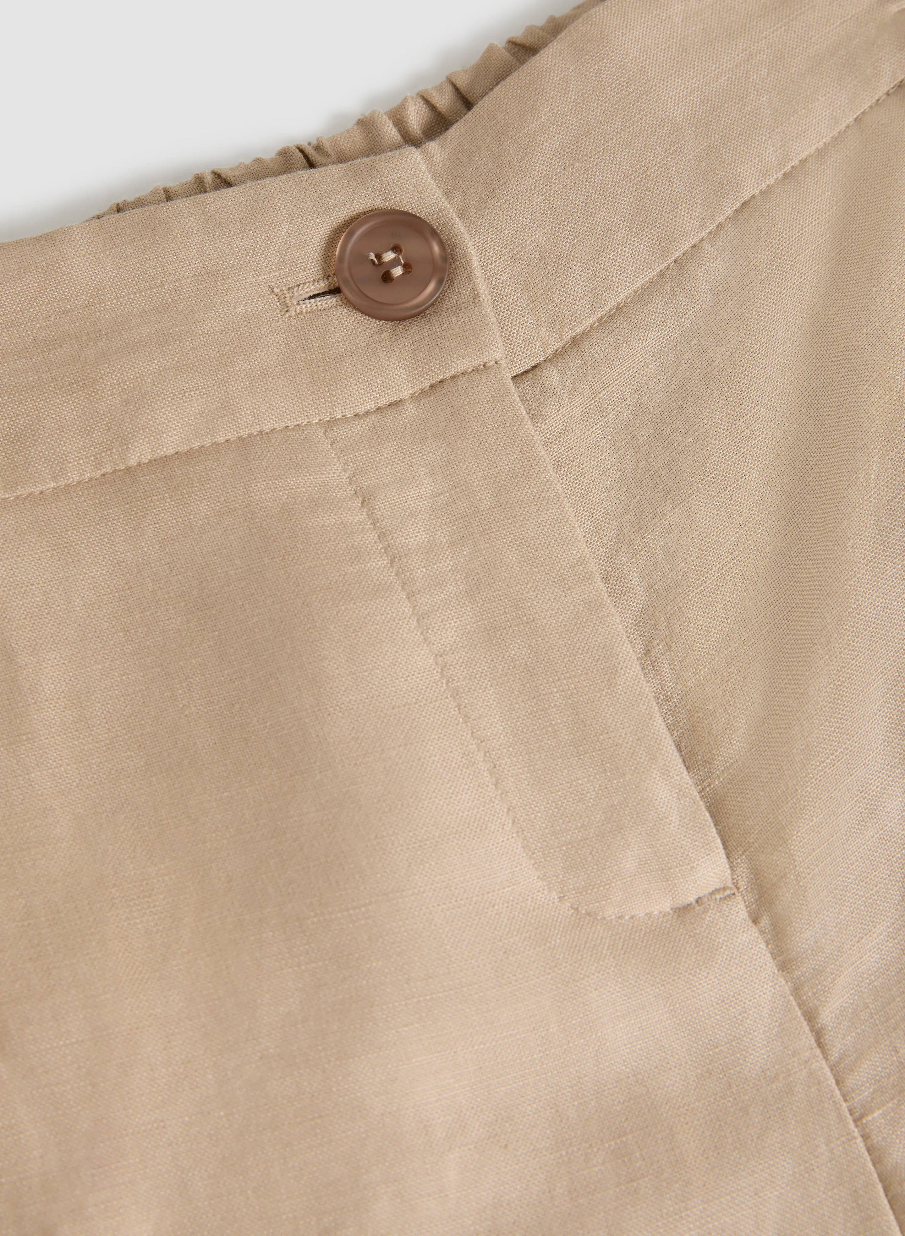 Modern Fit Linen-Blend Pants