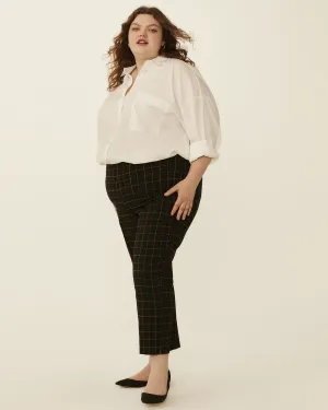 Narcissa Pull-on Pant | Black / Ivory