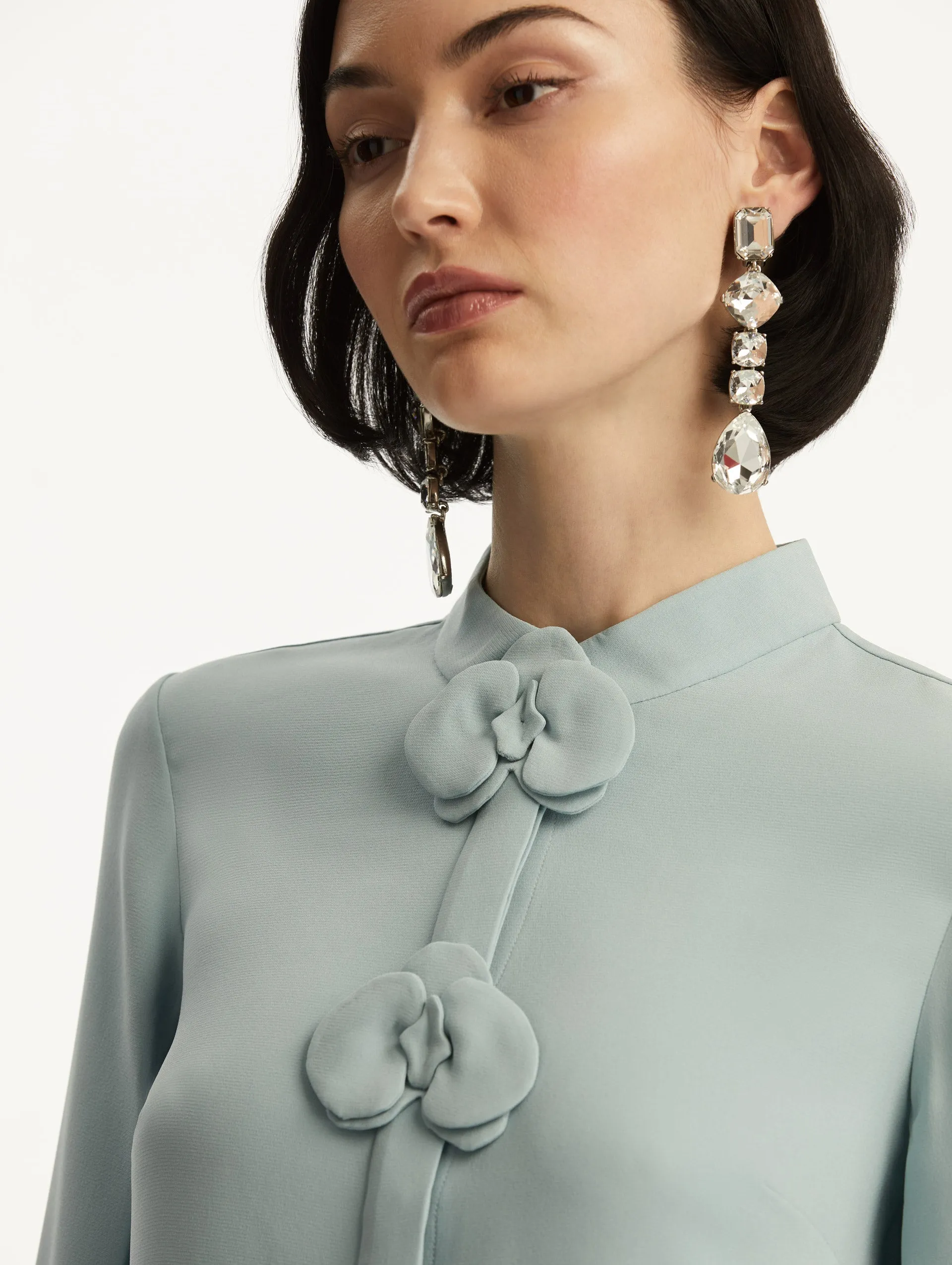 Orchid Silk Georgette Blouse