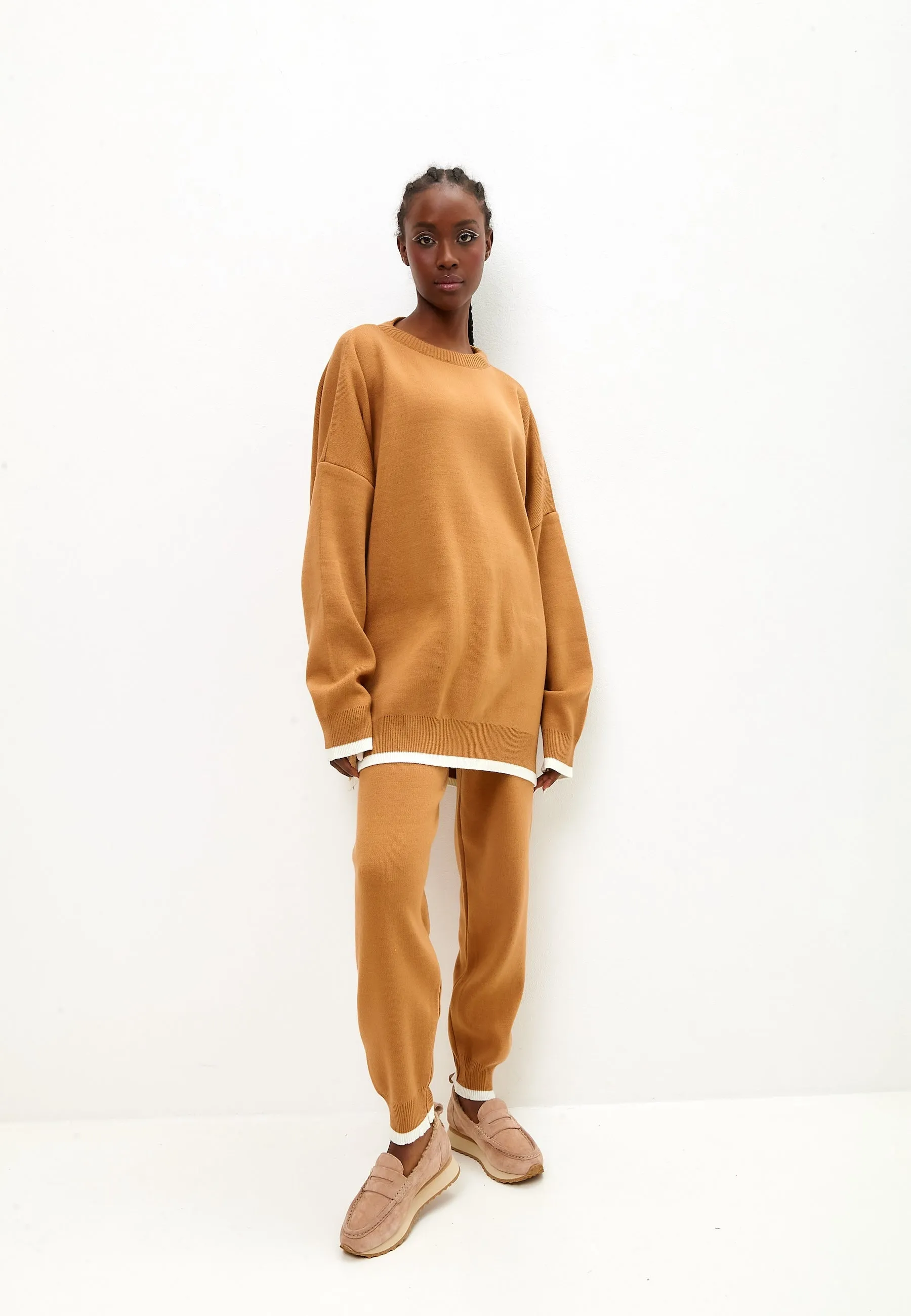 Oversized Jogger set - Camel