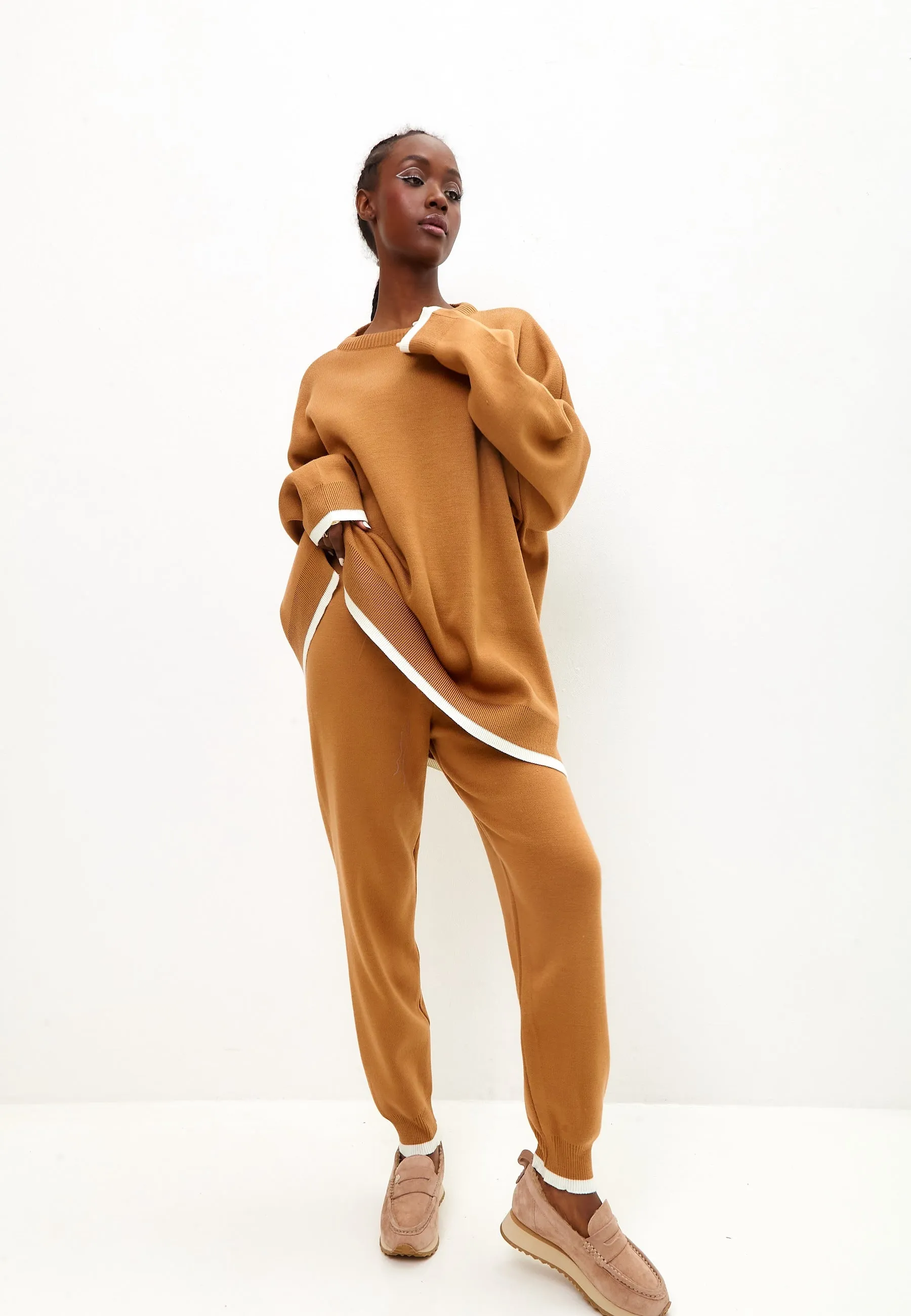 Oversized Jogger set - Camel