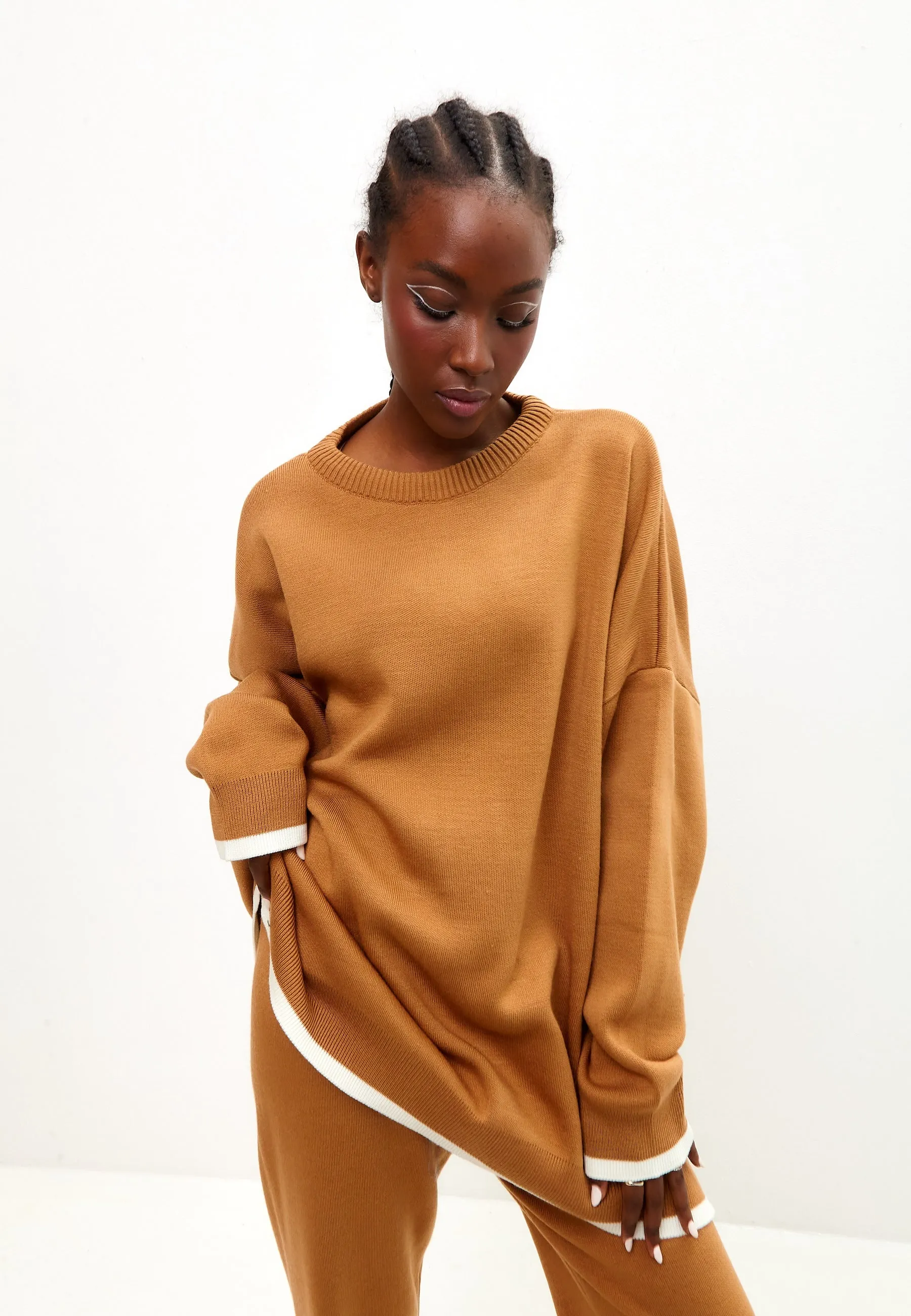 Oversized Jogger set - Camel