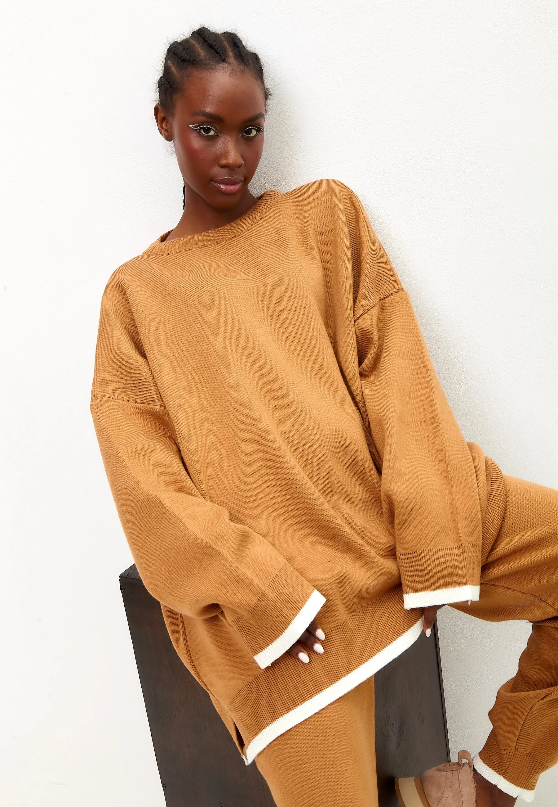 Oversized Jogger set - Camel
