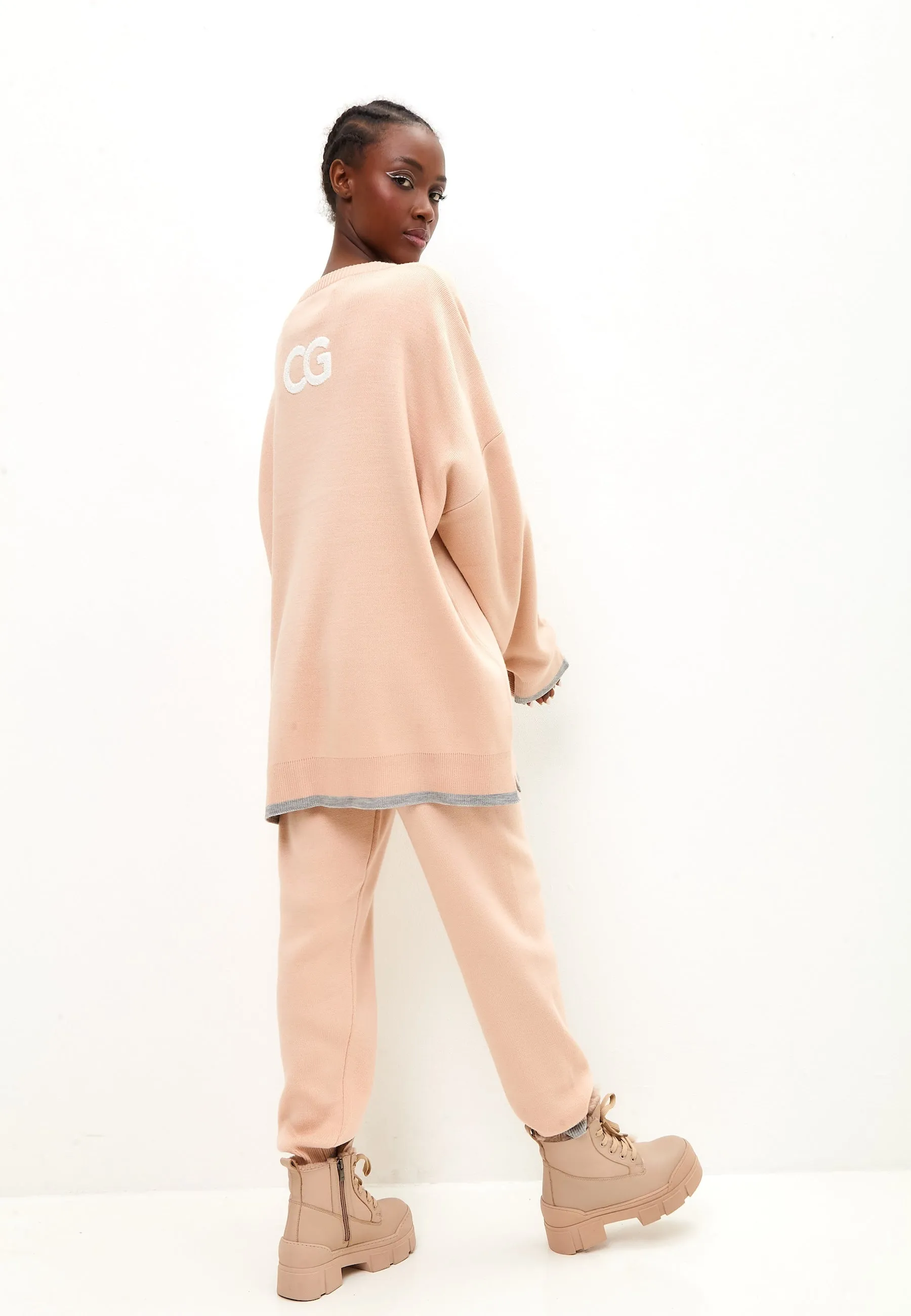 Oversized Jogger set - Powder Pink