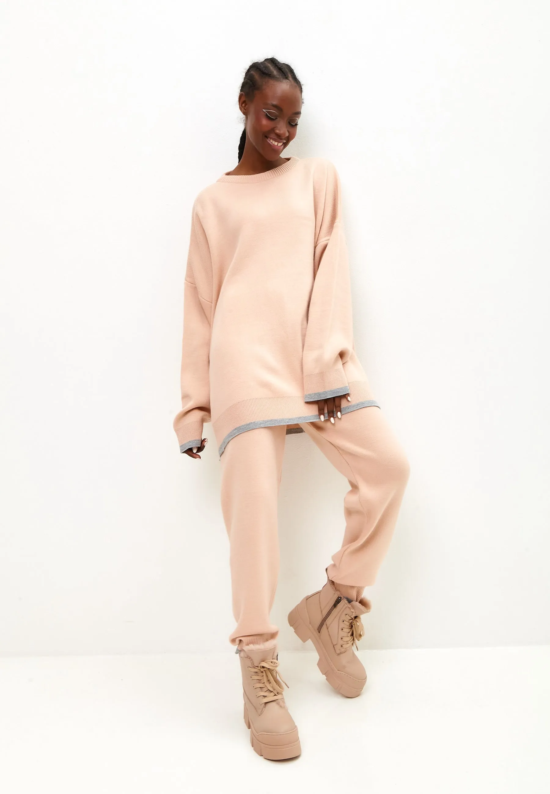 Oversized Jogger set - Powder Pink