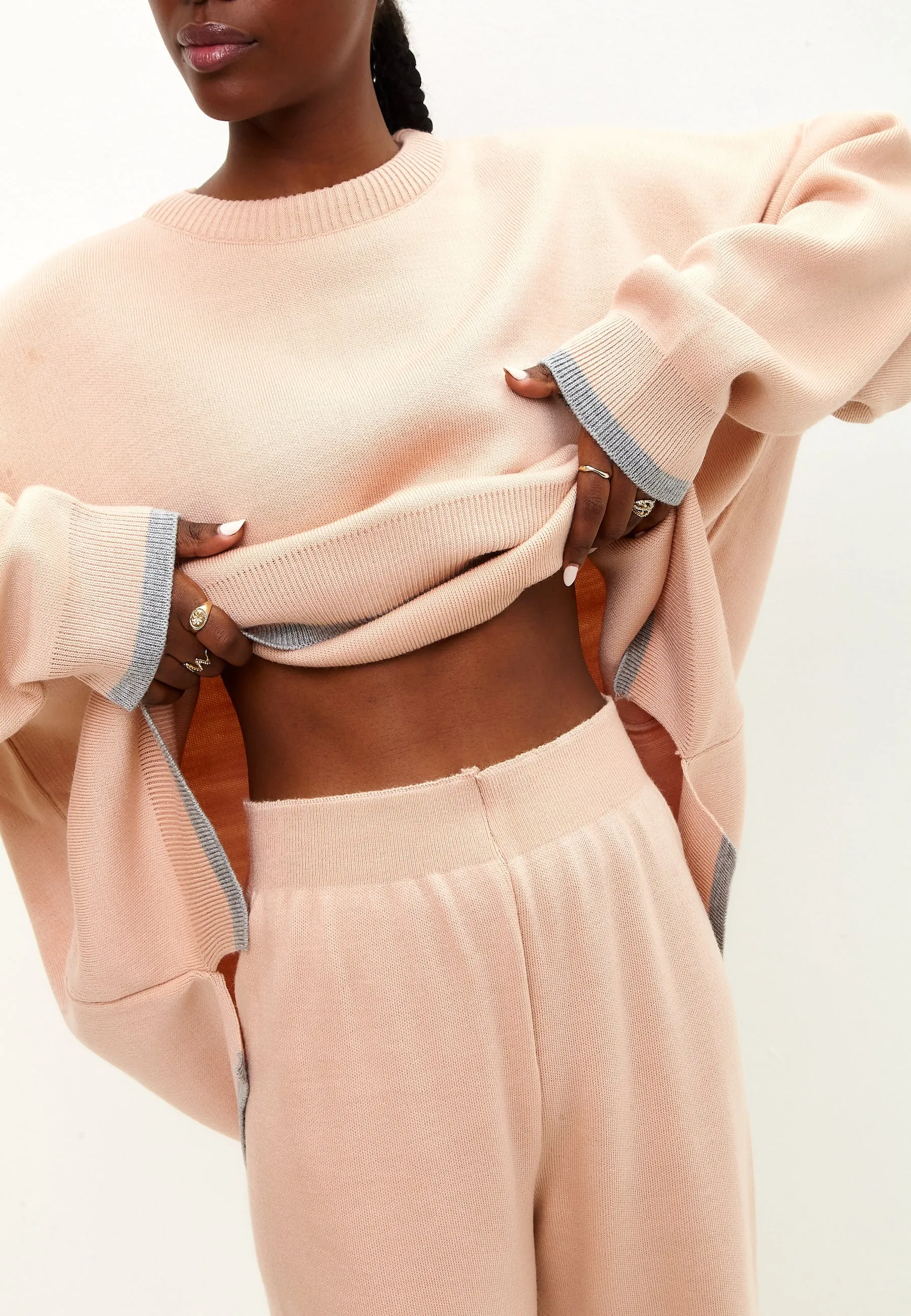 Oversized Jogger set - Powder Pink