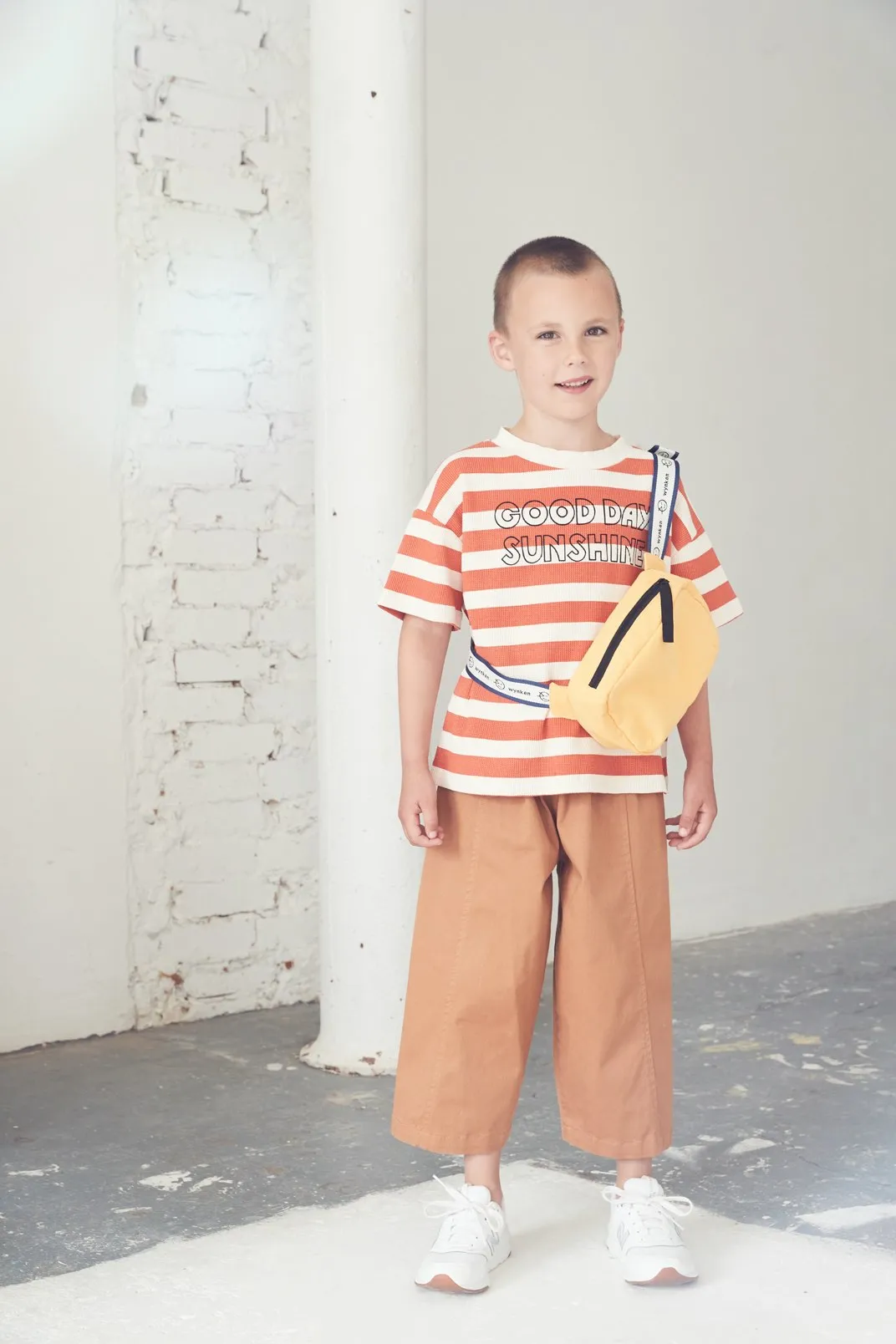Pant Panel Drawcord Raw Ecru