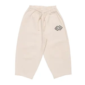 Pant Panel Drawcord Raw Ecru