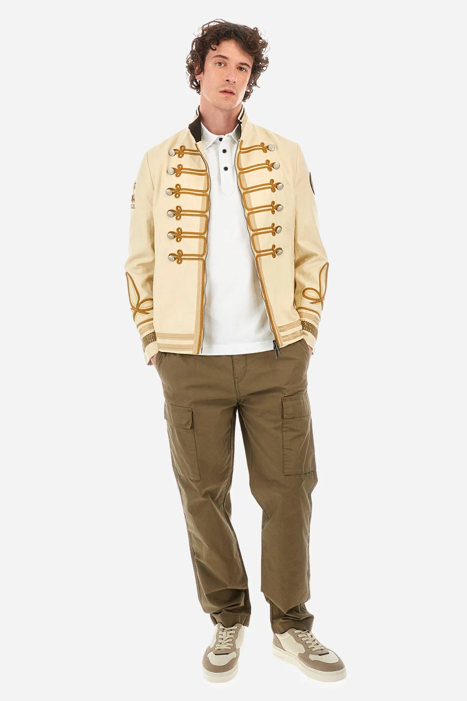 Pantalone cargo regular fit in cotone - Yurik