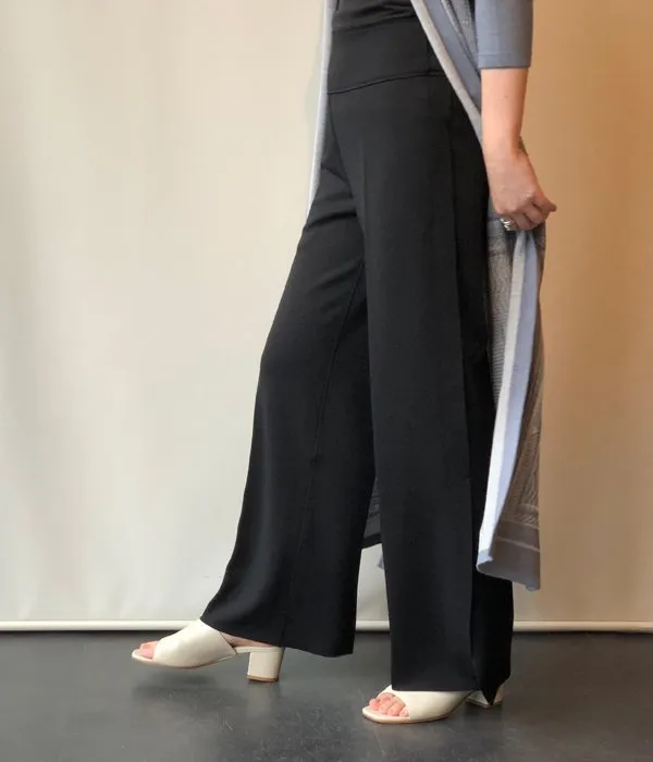 PHEENY/AMUNZEN SIDE STRIPE PANTS(BLACK)