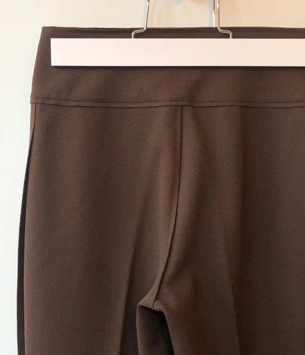 PHEENY/AMUNZEN SIDE STRIPE PANTS(BROWN)