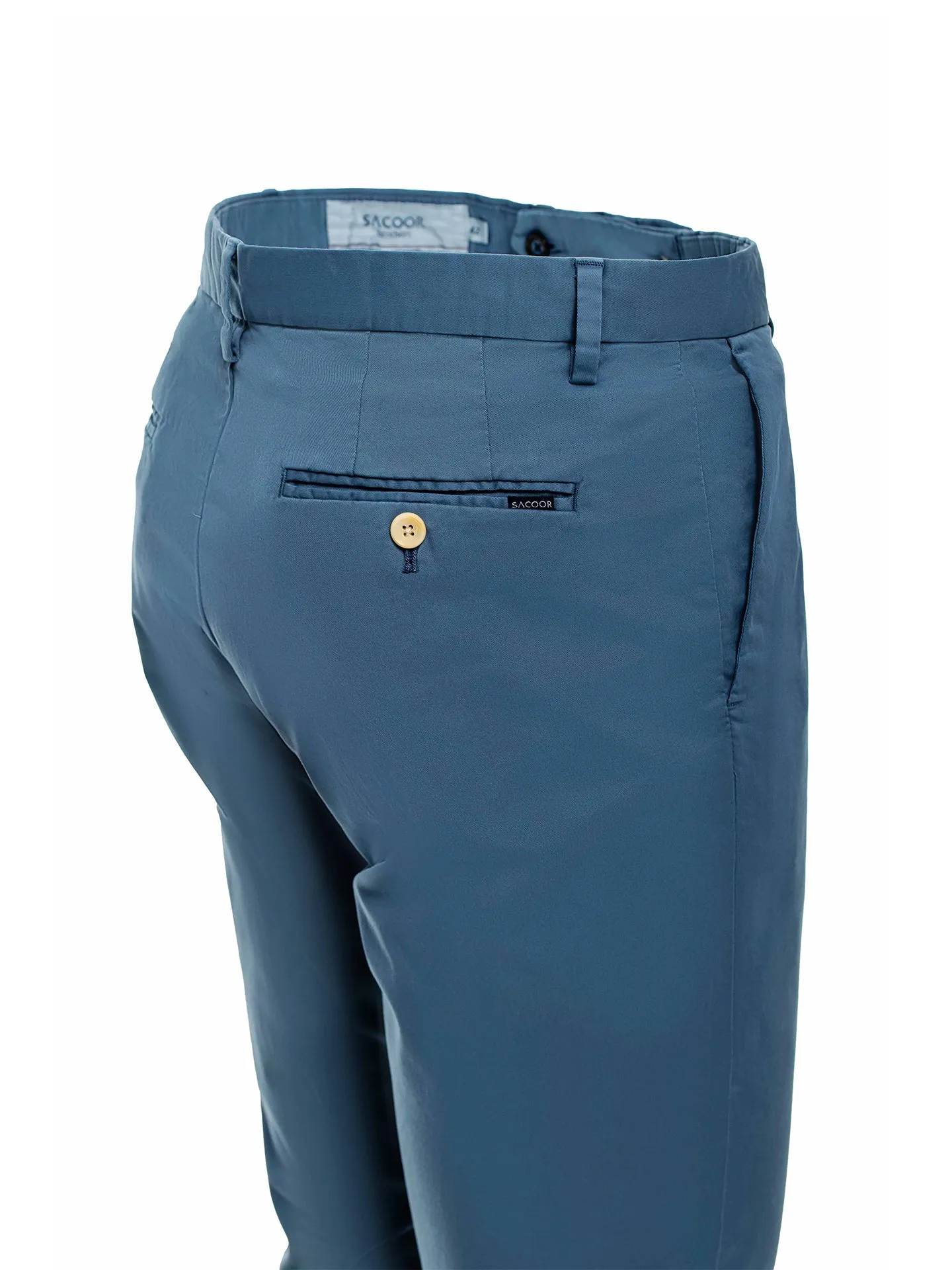 Pigment dye comfort chino trouser slim fit