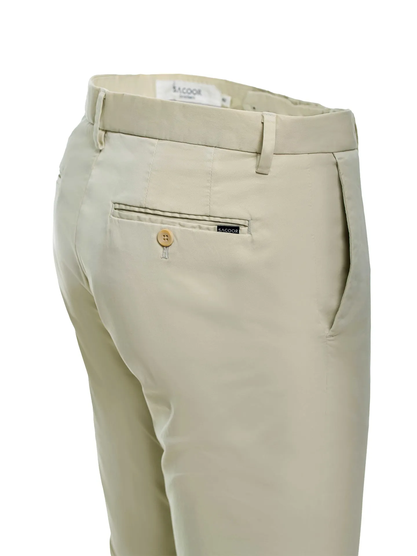 Pigment dye comfort chino trouser slim fit