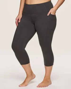 Plus Tech Flex Ultra Hold Capri | Charcoal
