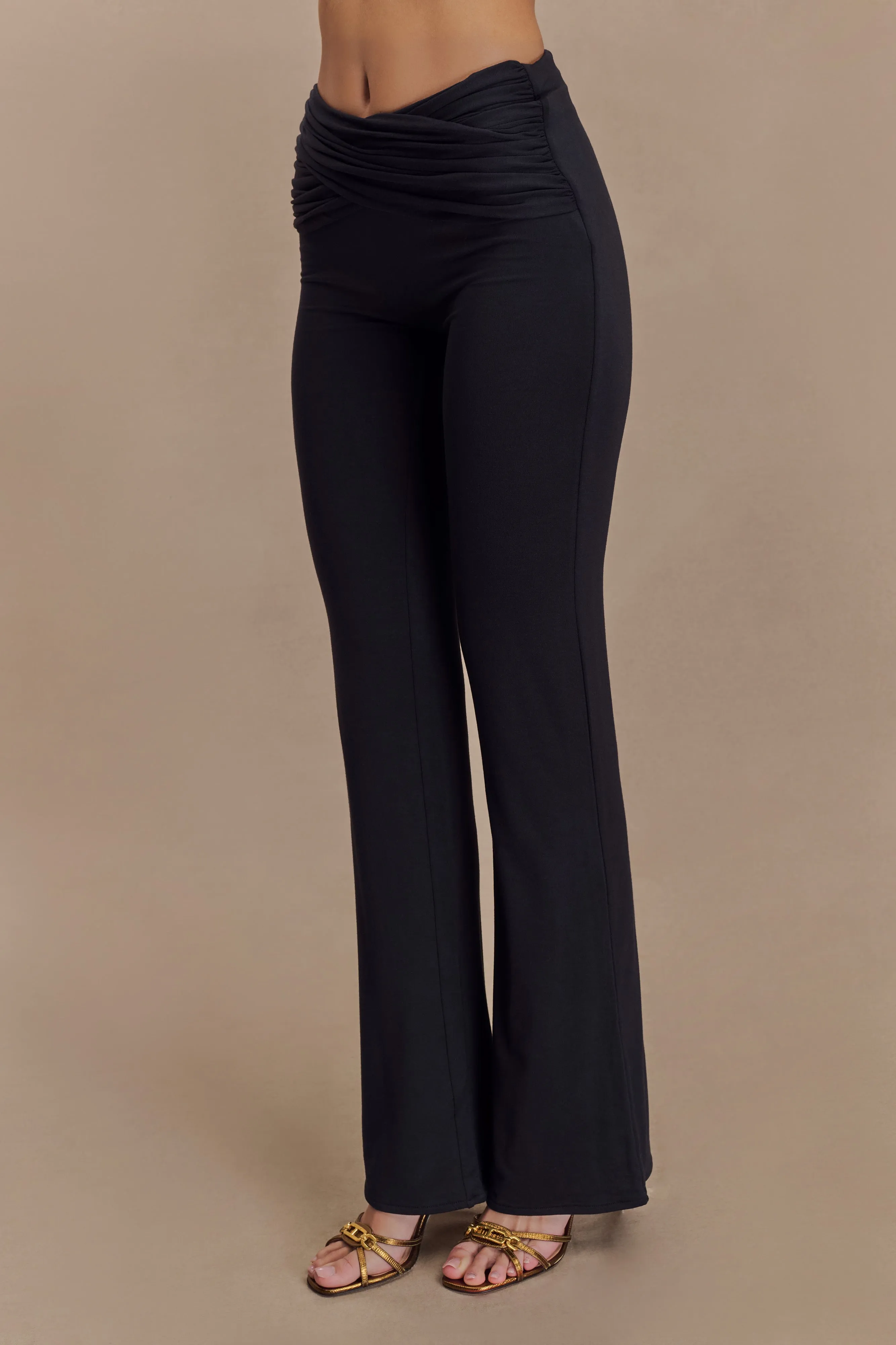 Preston Modal Straight Leg Pants - Black