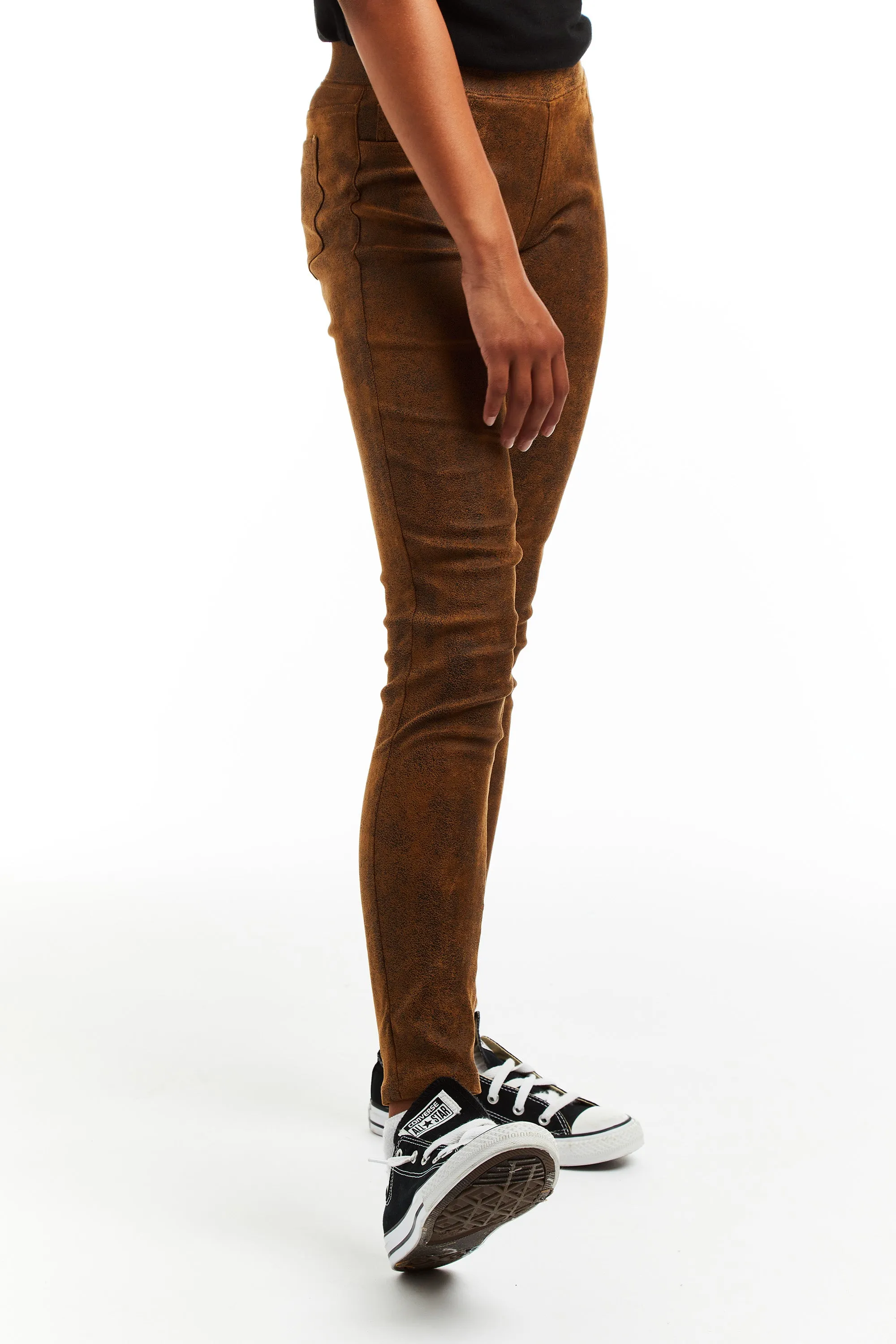 Pull On Vintage Suede Skinny