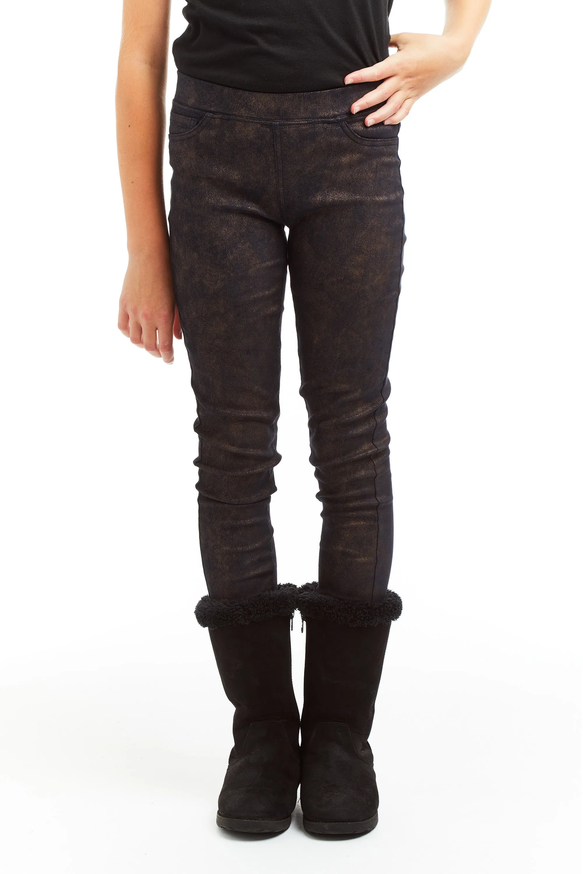 Pull On Vintage Suede Skinny