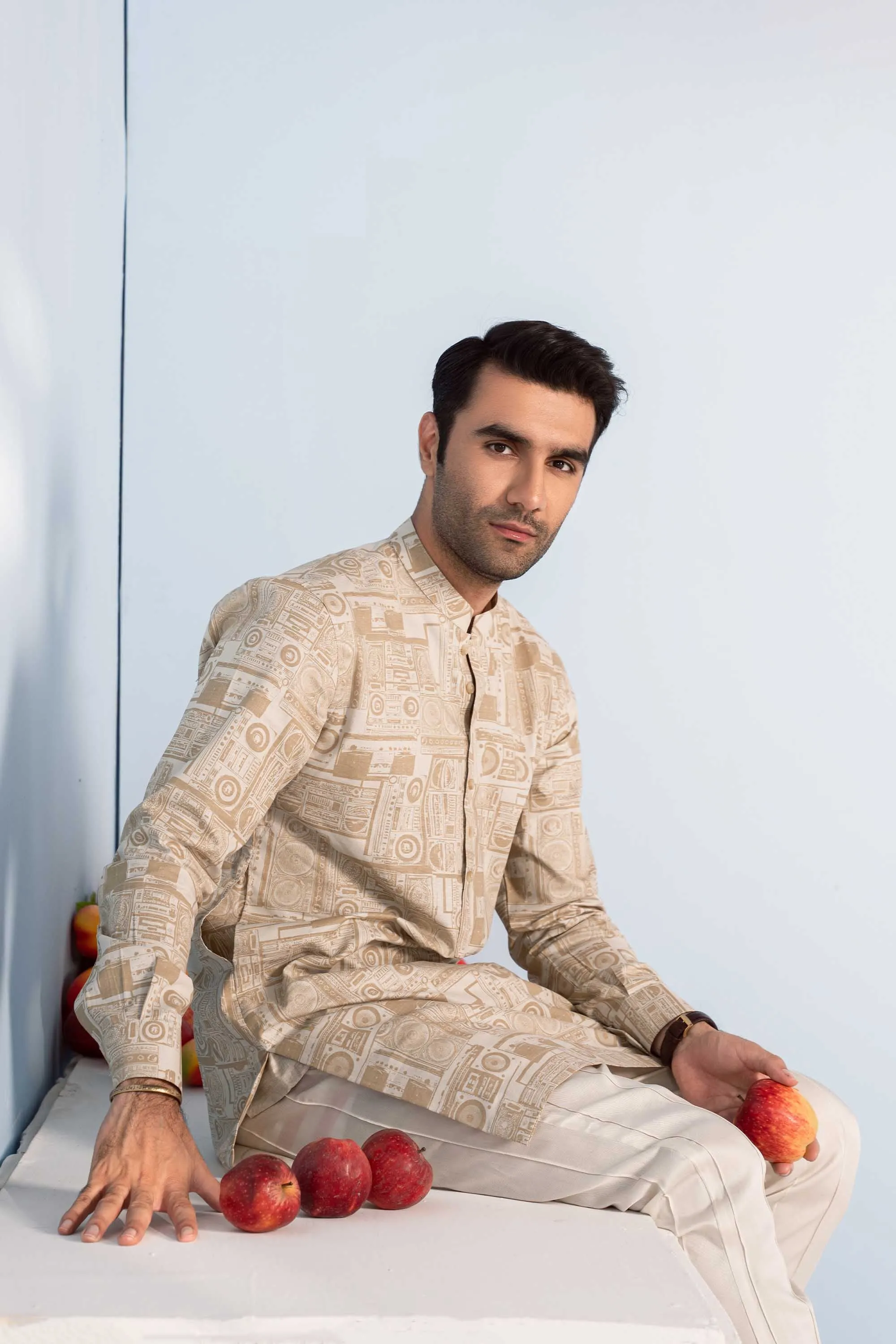 Retro Printed Kurta