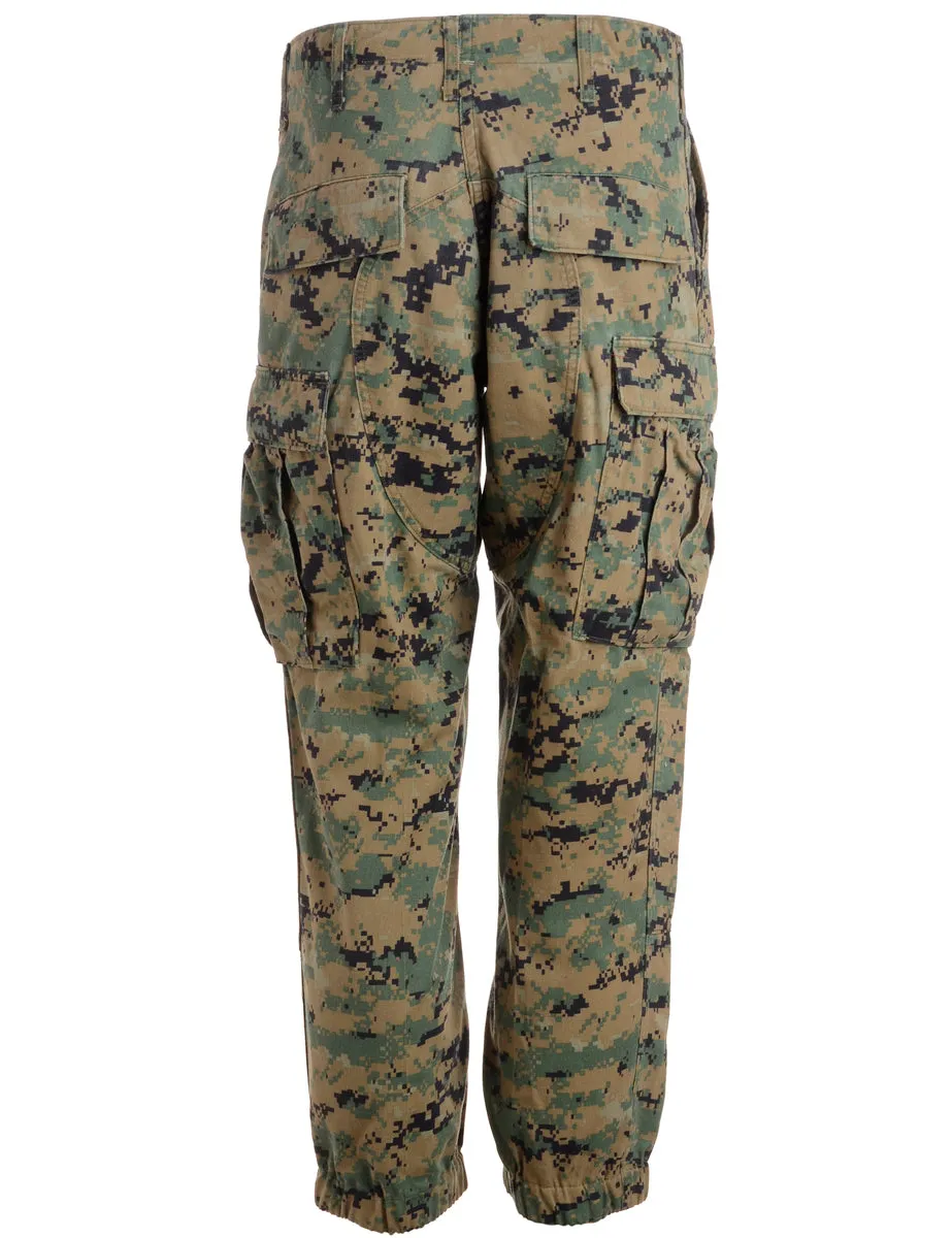 Reworked Kim Camo Trousers - W27