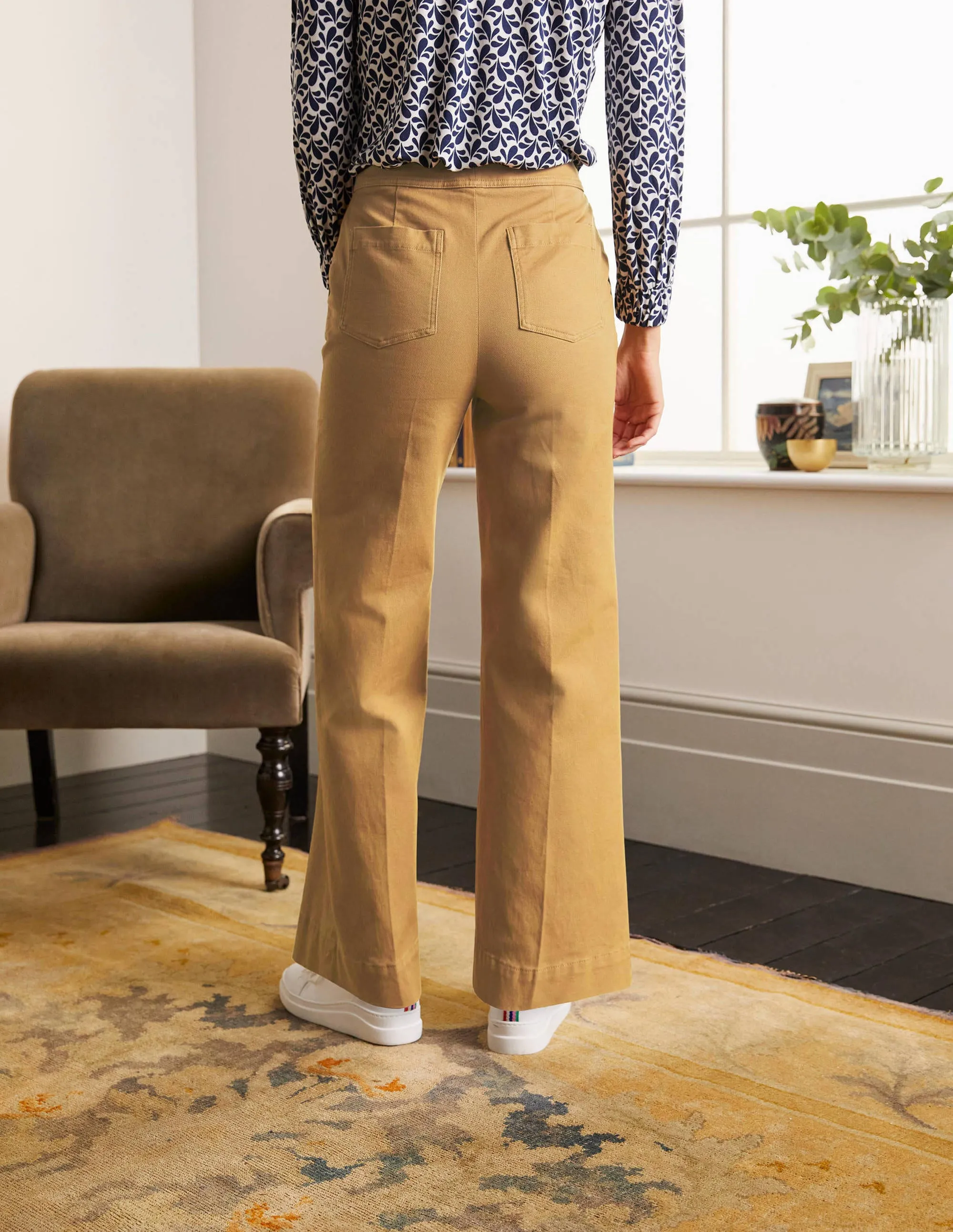 Runswick Sailor Trousers-Camel