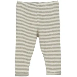 Serendipity Baby Stripe Leggings Sage/Ecru