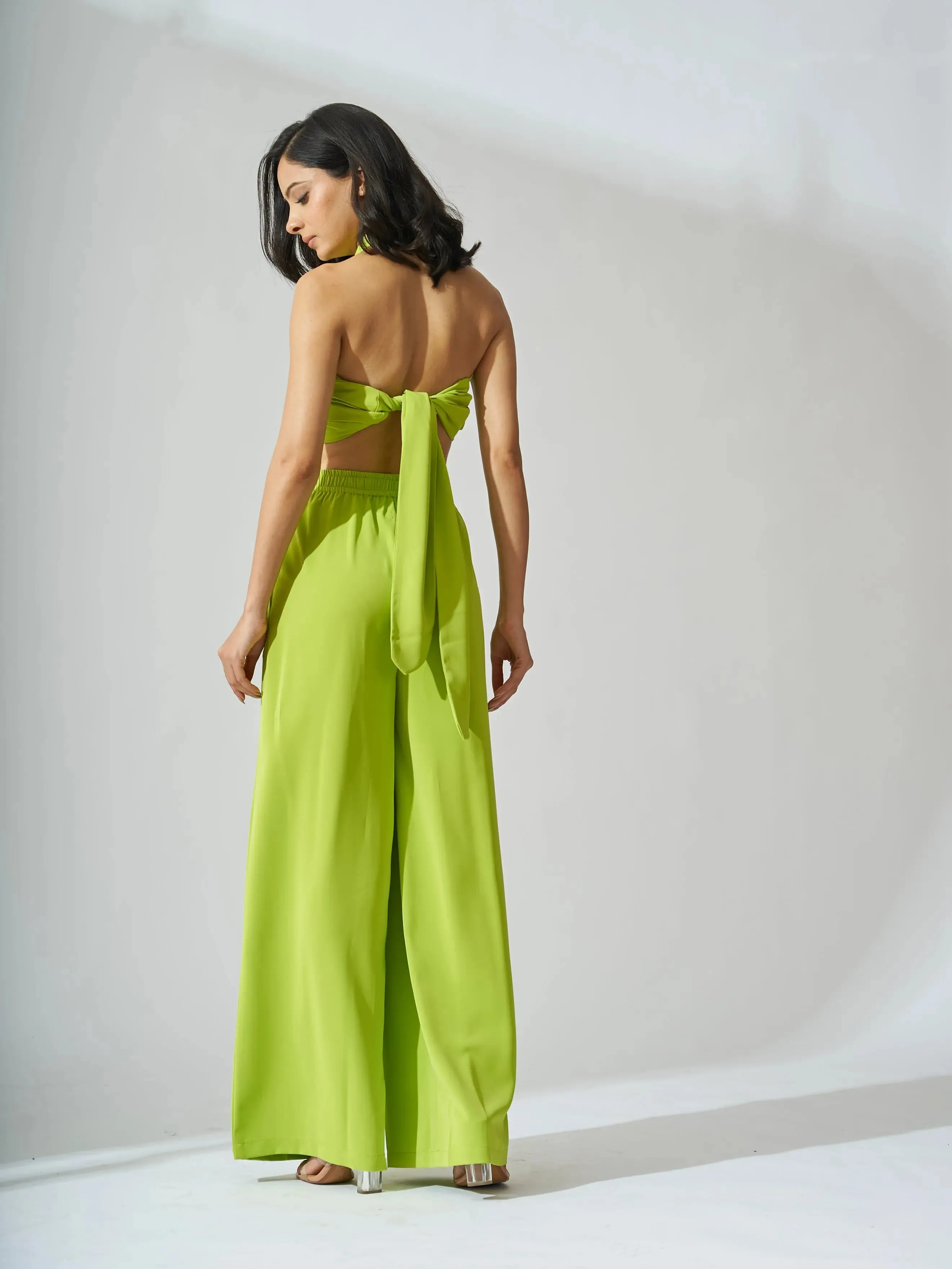 Stella Scarf Top With Flared Pants