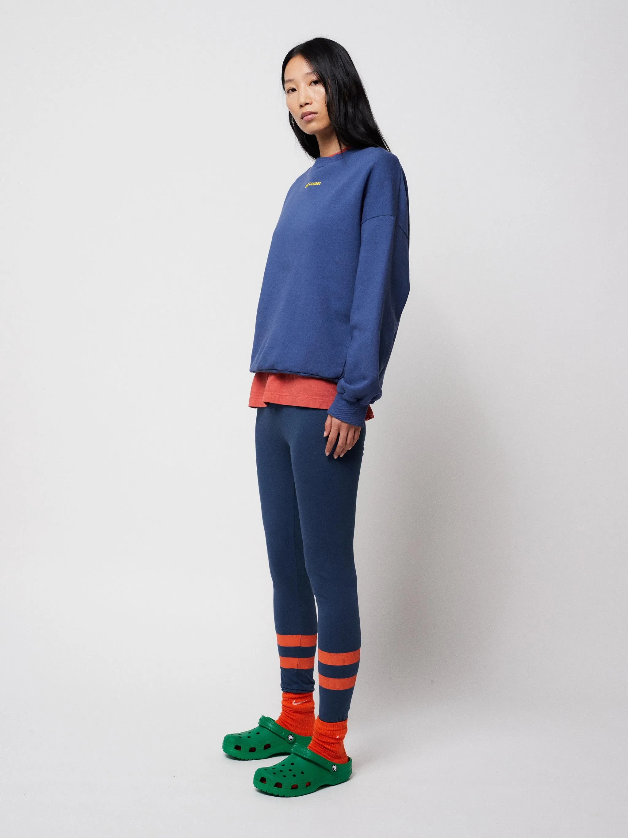 Striped legging