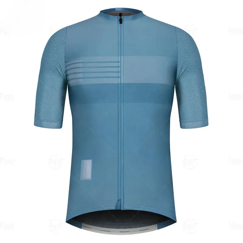 Summer High Quality 2023 New Team Men Cycling Jersey Clothing Black Short Sleeve Breathable Quick Dry Cycle Jersey